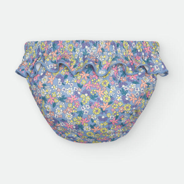 Braguita pañal con volante estampado flores - Imagen 2