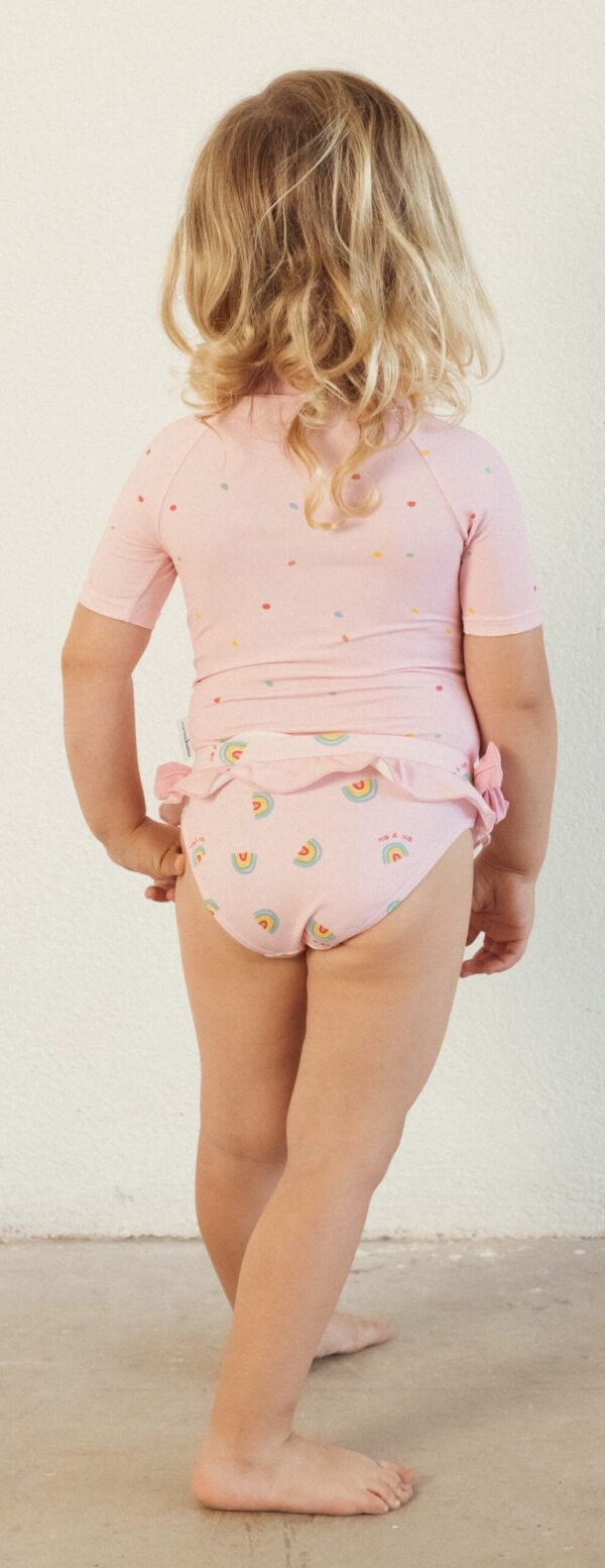 Camiseta de baño estampado topos - Imagen 4