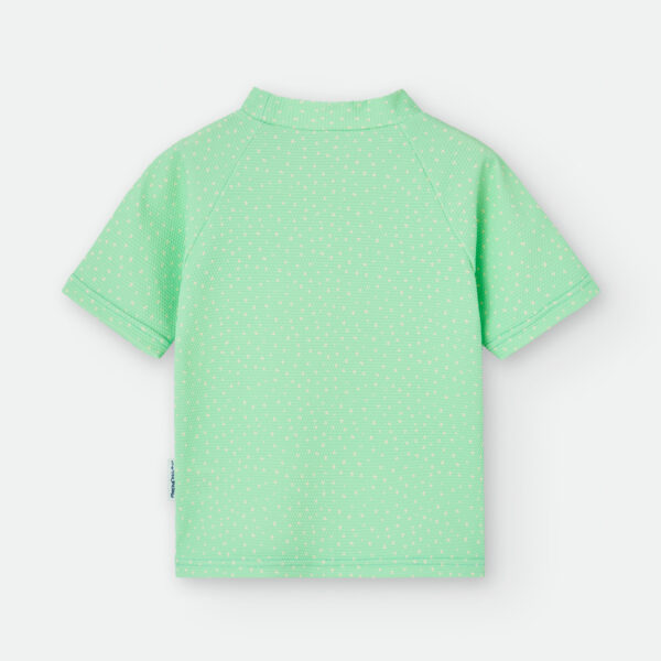 Camiseta de baño estampado flor - Imagen 2